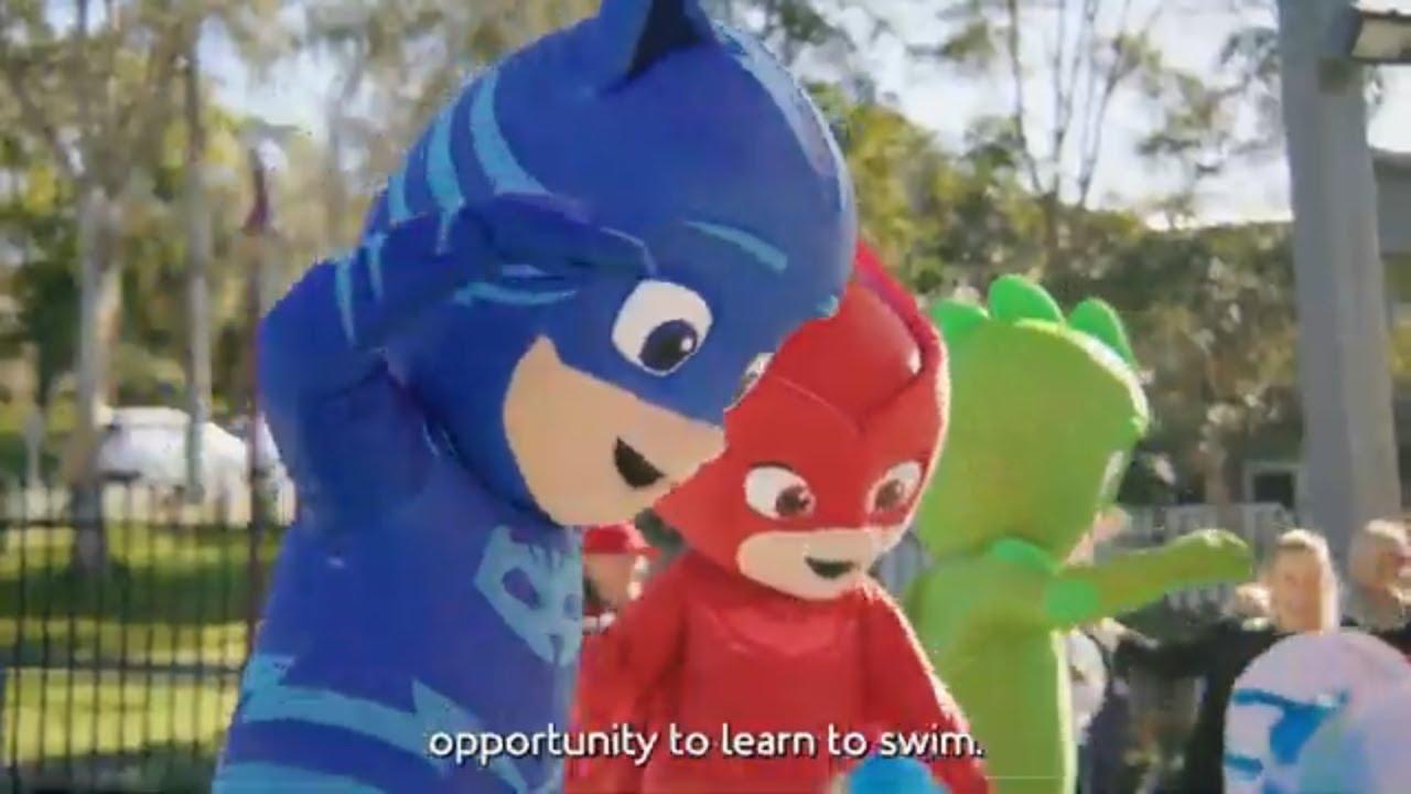 PJ Masks & Giaan Rooney Promote Swim It Forward π