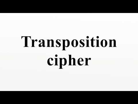 Transposition cipher