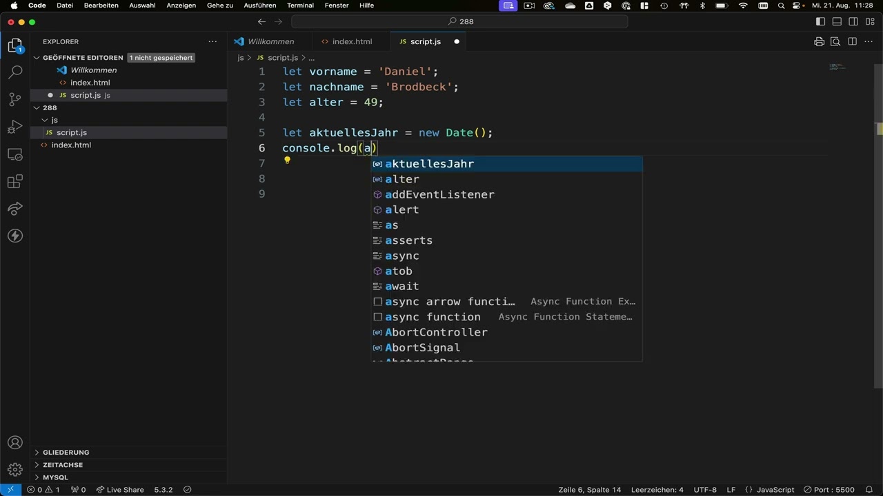 M288 Datenstrukturen im Mediamatiker EFZ 🗃️