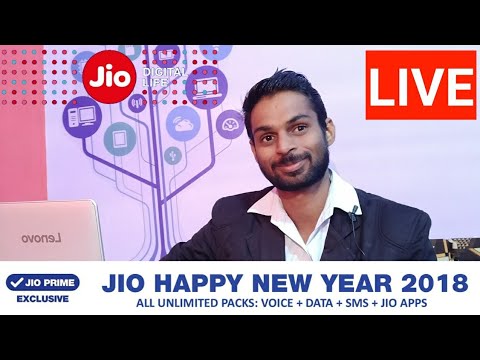Jio Happy New Year 2018 Offer & Plans 🎉