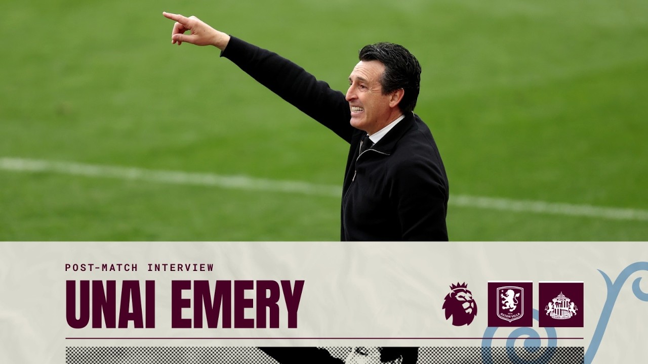 Unai Emery's Emotional Post-Match Reaction 🗣️