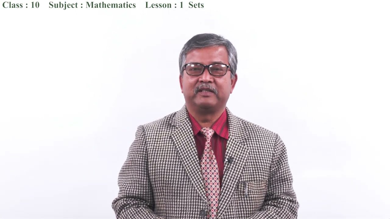 1. Class 10 Maths: Lesson 1 - Sets 📚