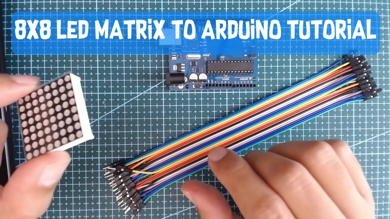Arduino 8x8 LED Matrix DIY Tutorial
