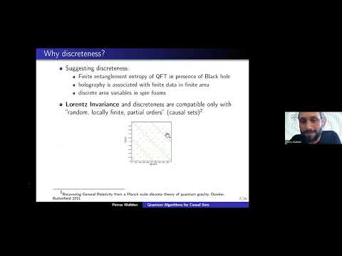 QSimFP Seminar Petros Wallden "Quantum algorithms for causal sets"