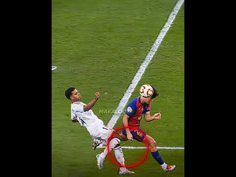 Rodrygo bluetooth tackle 💀🏆🐐 #shorts #rodrygo #cubarsi #realmadrid #barcelona #elclasico #tackle