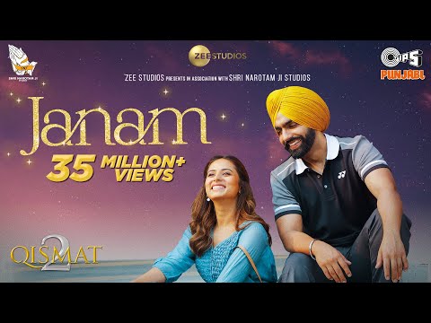 Janam (Official Video) | Qismat 2 | Ammy Virk & Sargun Mehta | B Praak & Jaani | Tips Punjabi