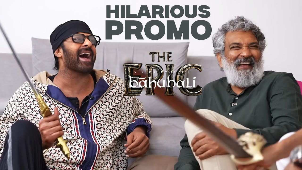 Prabhas, Rajamouli & Rana Share Hilarious Moments in Baahubali Promo 😂