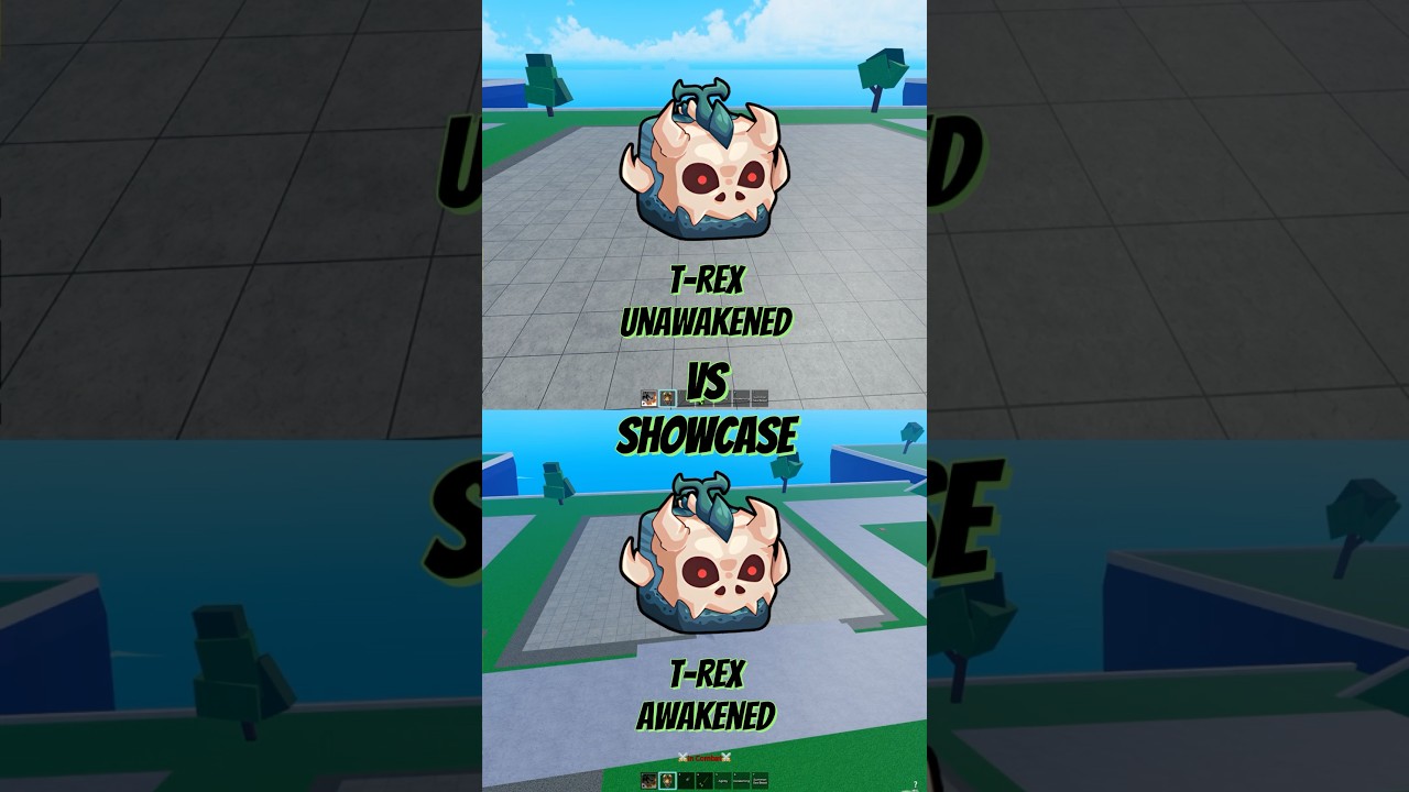 T. rex Untransformed vs Transformed π¦