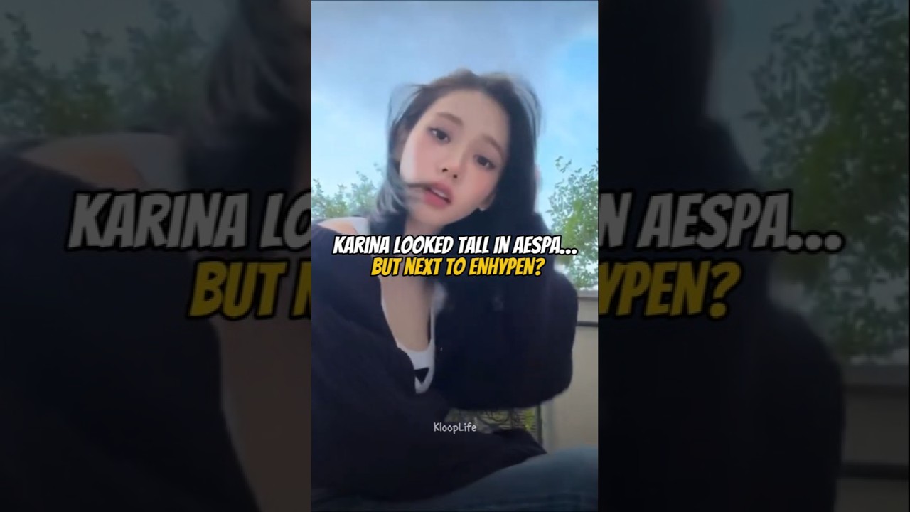 Karina Looks Tiny Next to ENHYPEN at Prada Show! 🌟