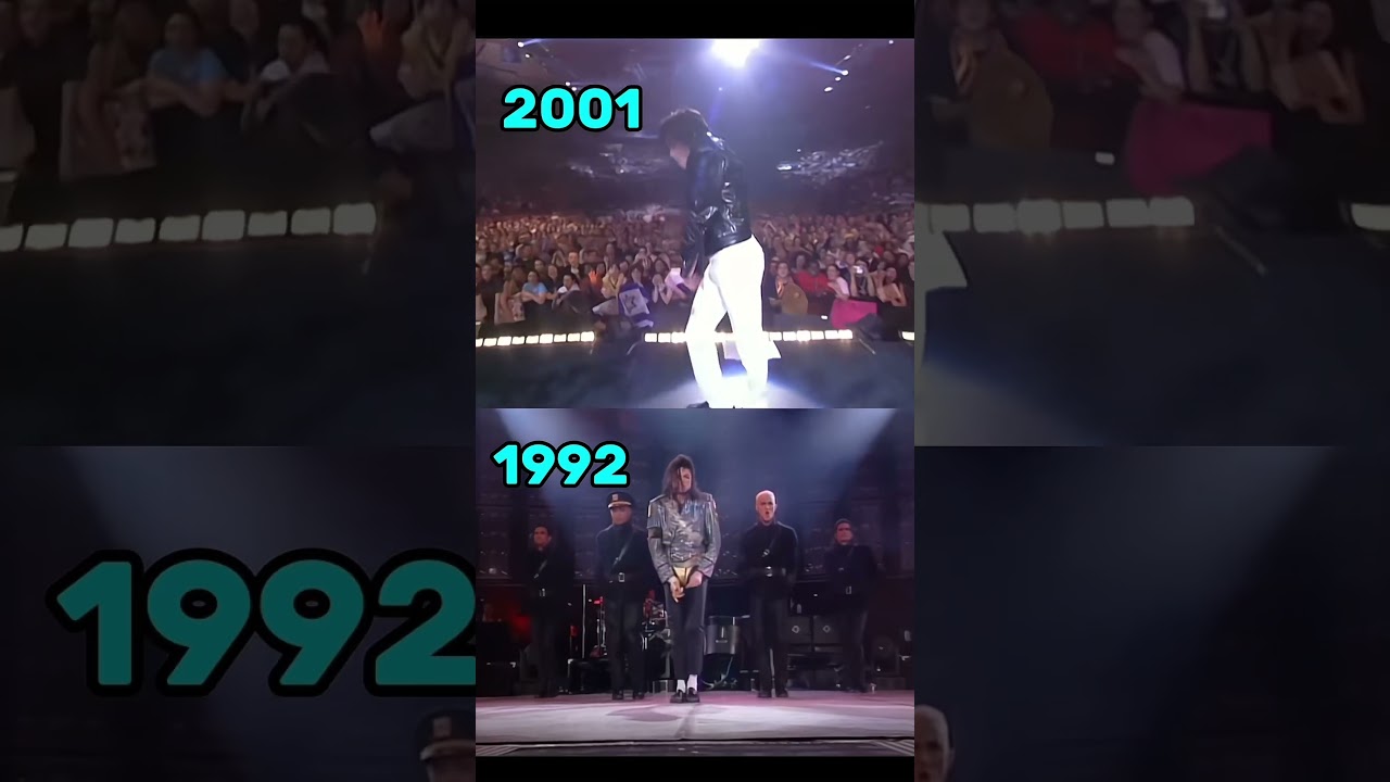 Michael Jackson: You Rock My World Live 2001 vs 1992 🎤