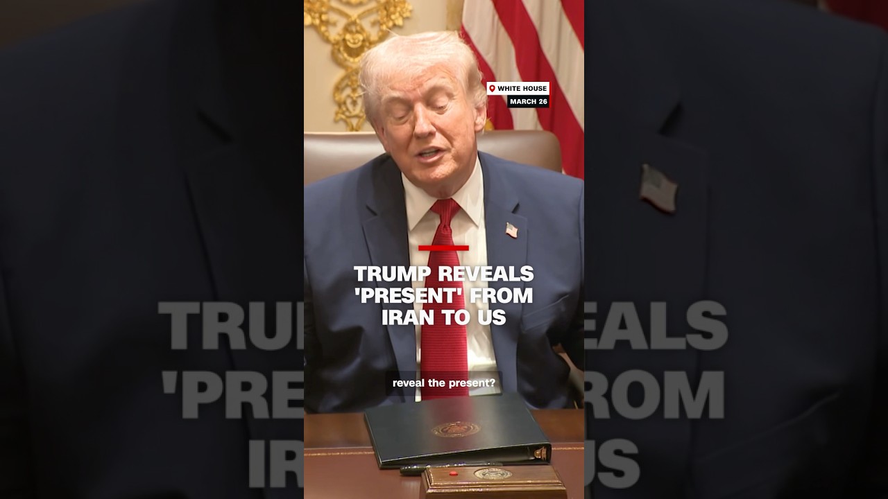 Trump Unveils Iran's 'Present' to US 🎁