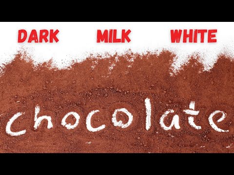 Difference between dark, milk, and white chocolate?