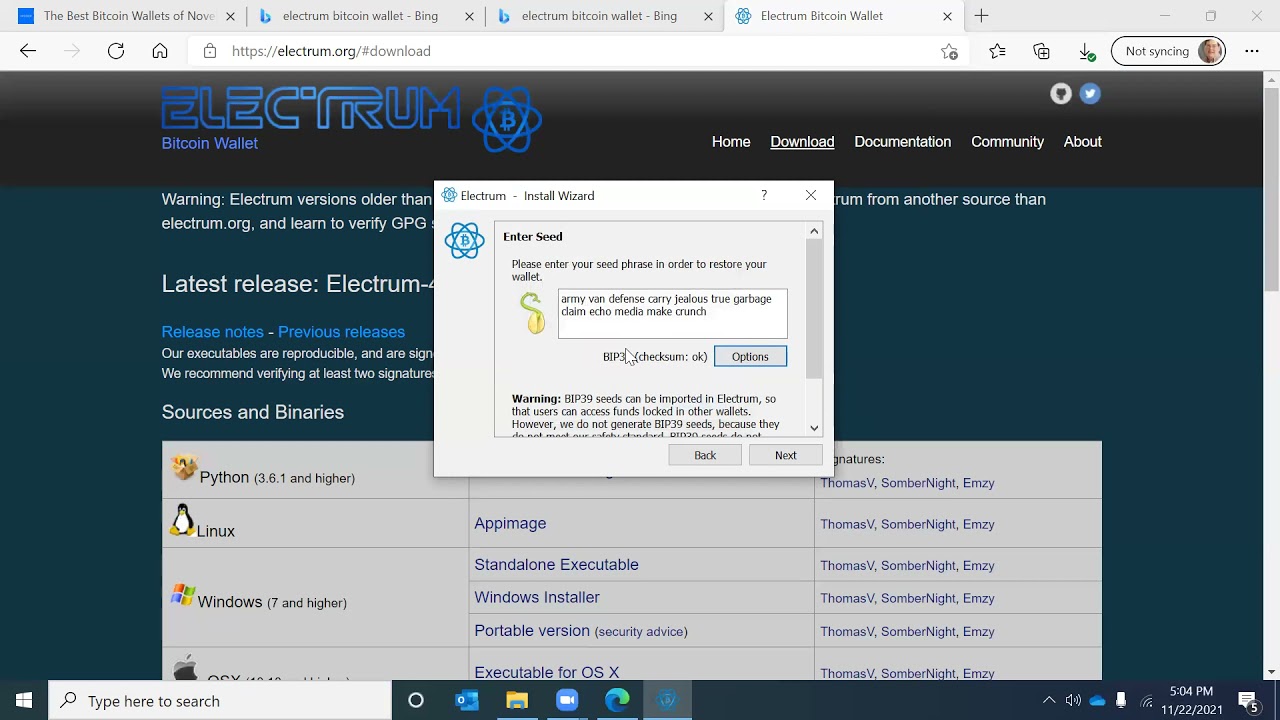 How to Install the Electrum Bitcoin Wallet on Windows 💻