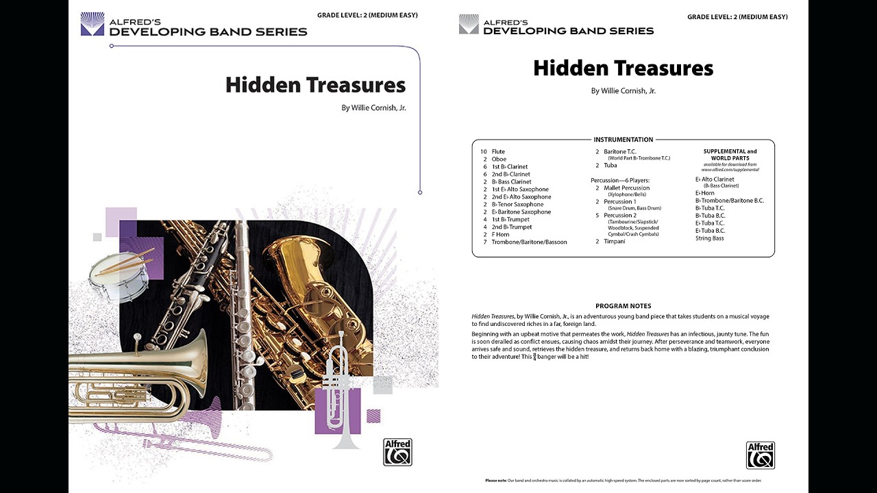 Hidden Treasures by Willie Cornish, Jr. 🎶