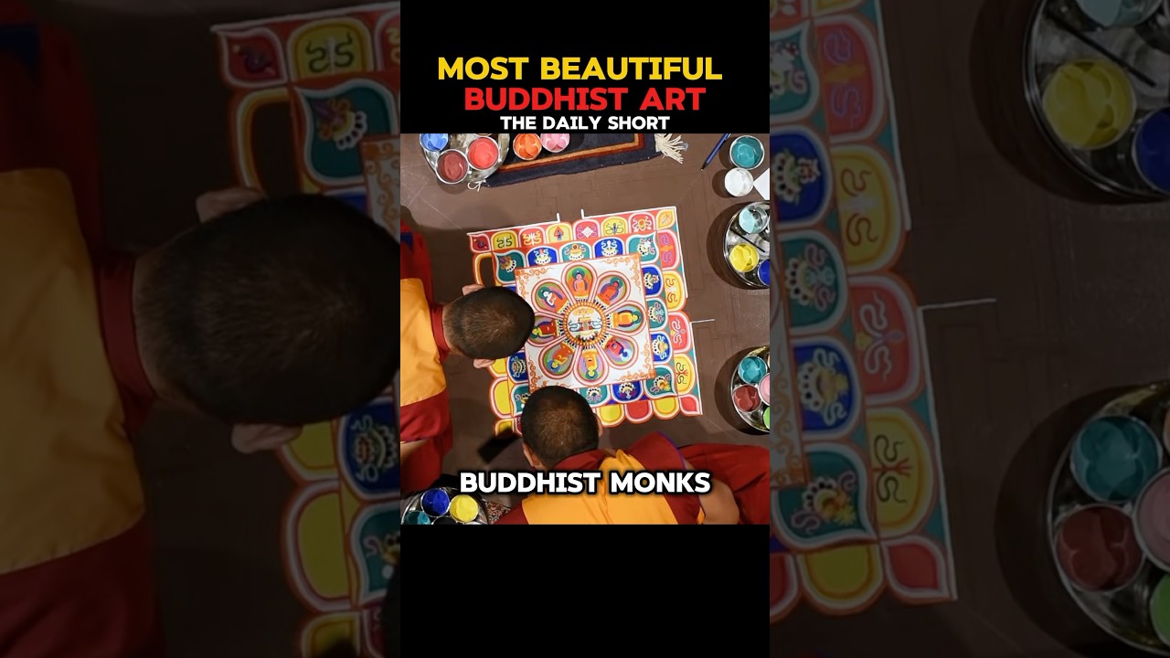 Discover the Stunning Beauty of Buddhist Art: The Intricate Sand Mandala π