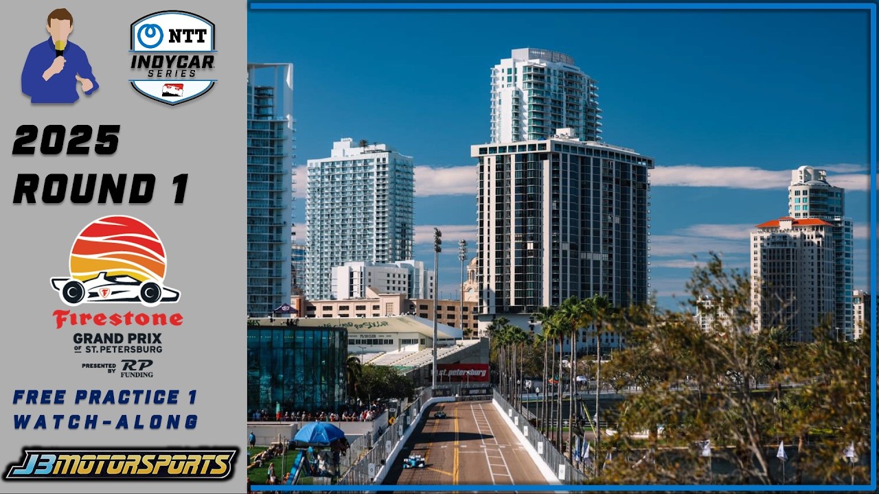 NTT INDYCAR 2026: St. Petersburg Practice 1 🔴