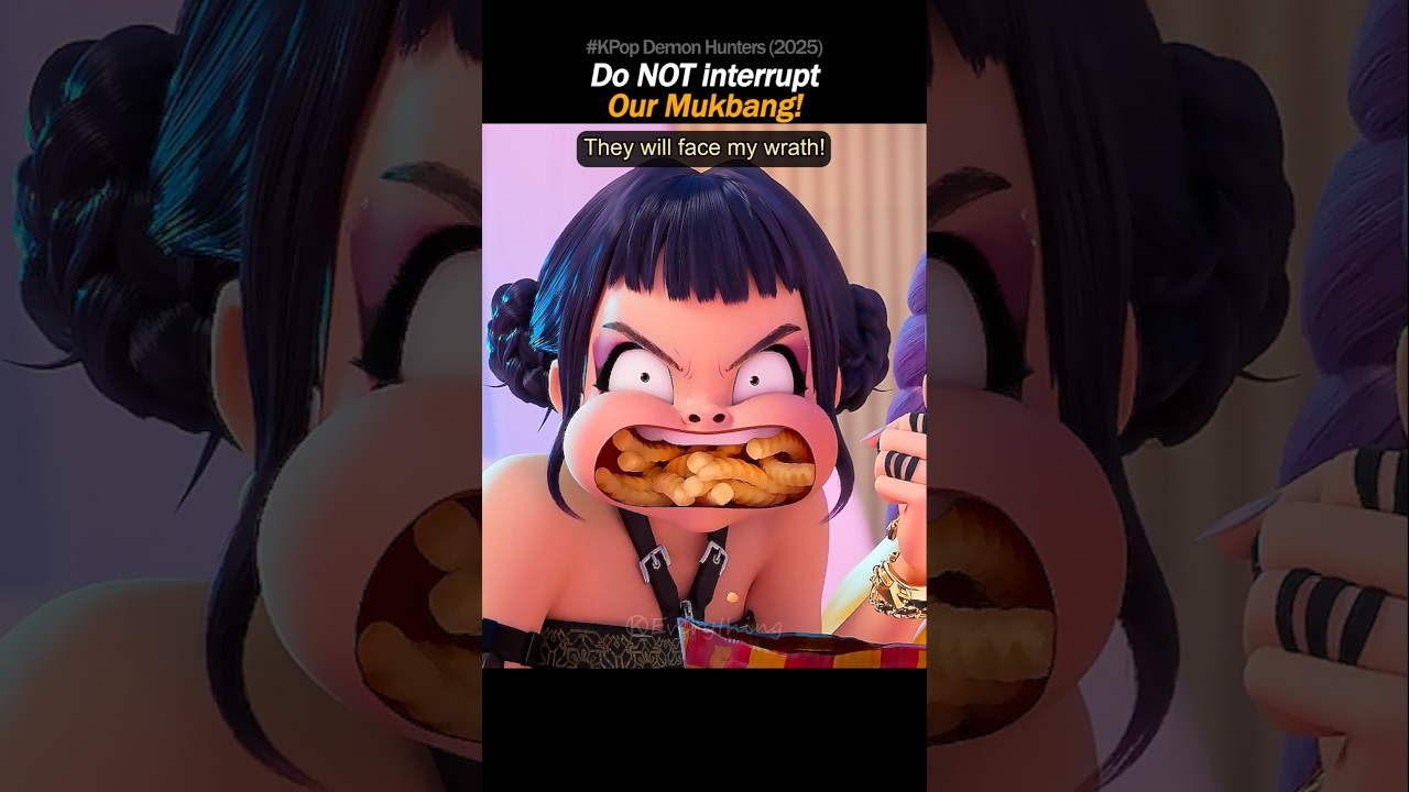 Don’t Interrupt Our Mukbang! 🍜 | KPop Demon Hunters (2025) on Netflix