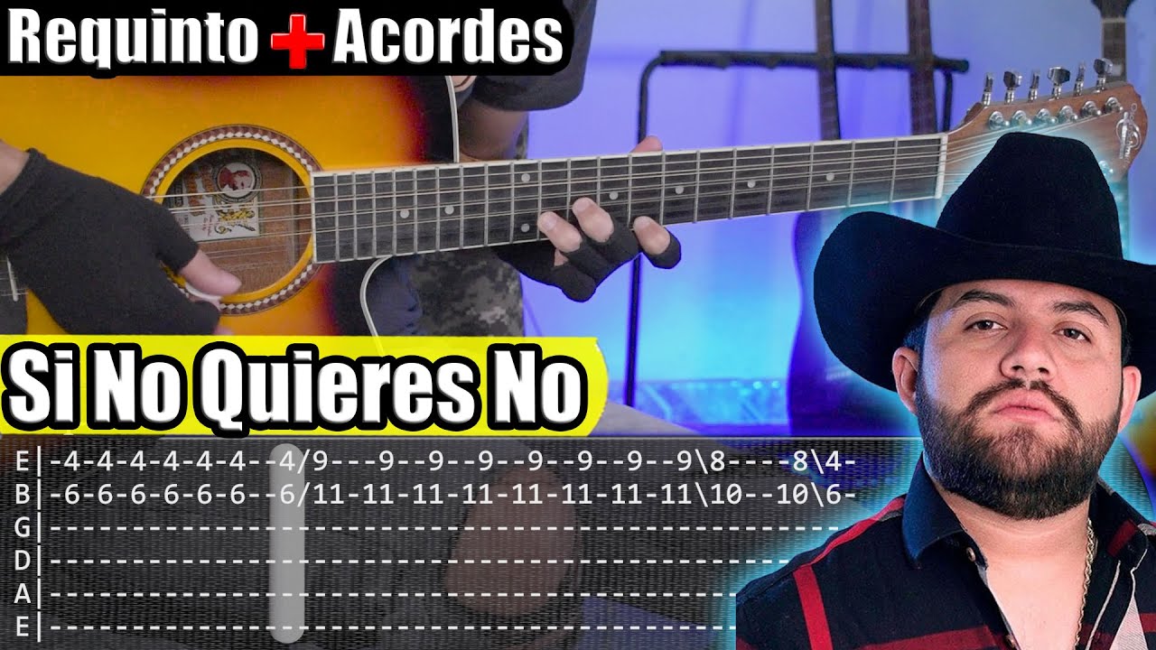 Aprende a Tocar 'Si No Quieres No' en Guitarra 🎸