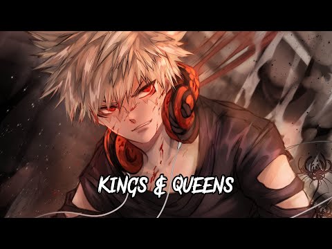 「Nightcore」 ↬ Ava Max - Kings & Queens (Deeper/Male Version) (Lyrics)