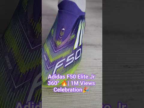 🥳 1 MILLION VIEWS celebration! Adidas F50 Elite Jr | 360 degrees