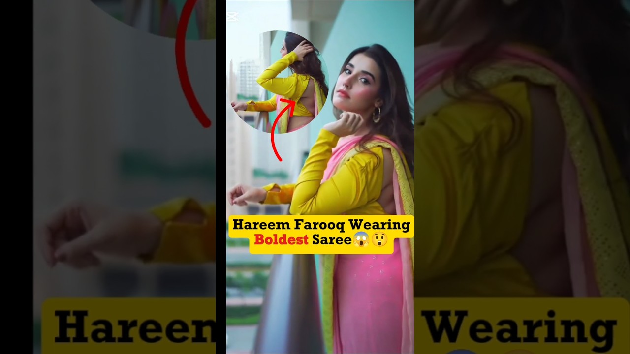 Hareem Farooq's Stunning Viral Saree Look ✨
