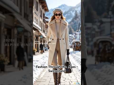 Fashion Through the Ages - Swiss Women #fashion #fashionstyle #fashionthrowback #fashionhistory