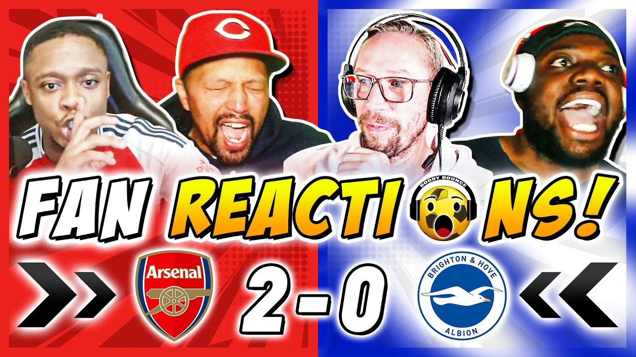 Arsenal Fans React to 2-0 Victory Over Brighton in the Carabao Cup ⚽