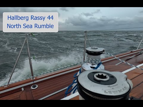 Hallberg Rassy 44: Sailing the Baltic to North Sea, the North Sea rumbles. Sailing Breezy Ep 6   4K