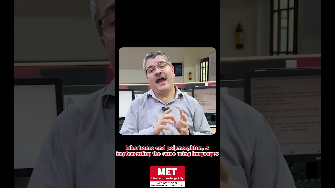 Master OOP Concepts at MET Institute with Mr. Nilesh Shirke 🚀