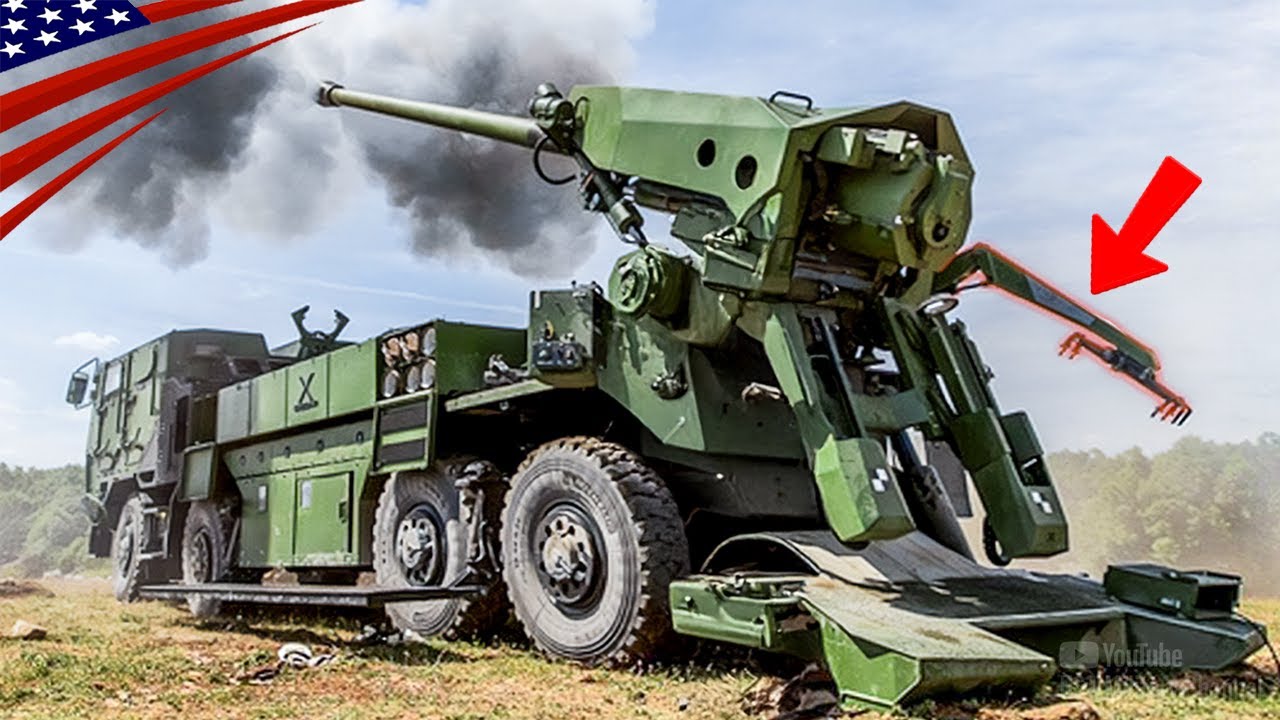 CAESAR 8x8 Autoloader & Robotic Arm in Action