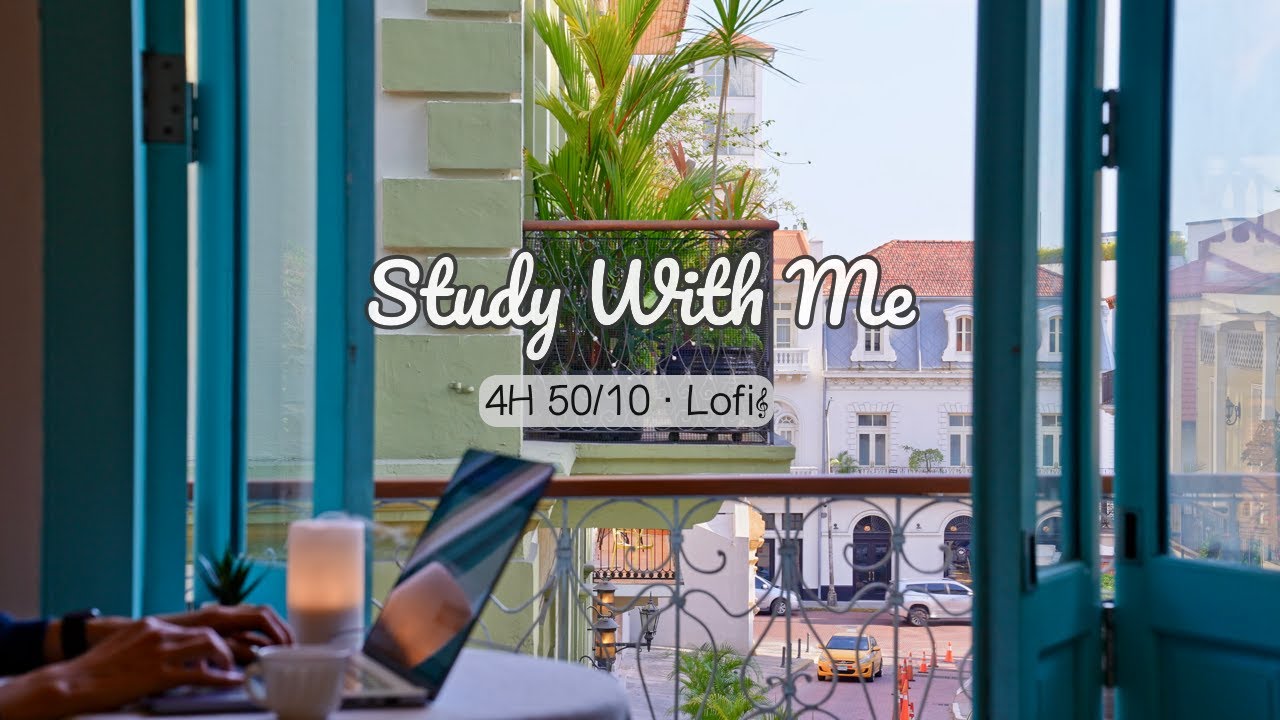 Join My 4-Hour Study Session in a Charming Old Town 🏘️ | Focus with Lo-Fi & Pomodoro Technique