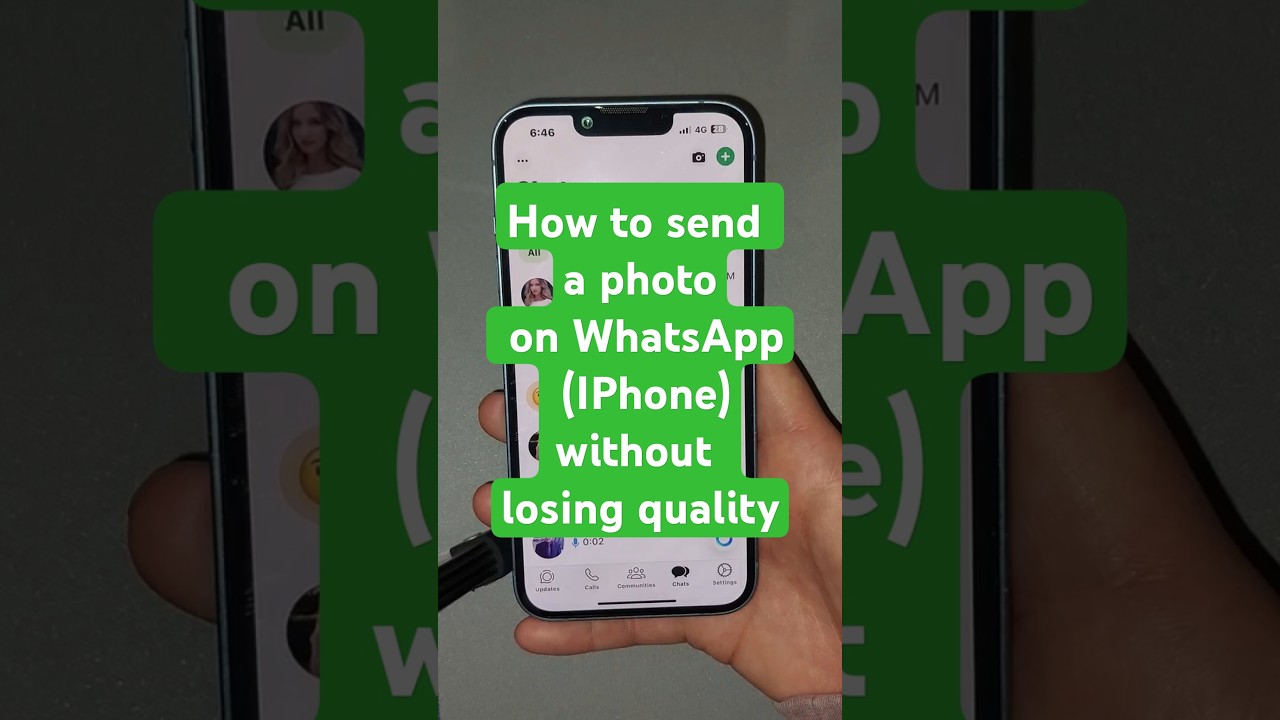 Sending Photos on WhatsApp for iPhone Without Quality Loss