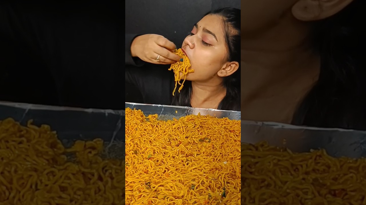 Spicy Maggi Challenge: ASMR Noodle Feast 🌶️