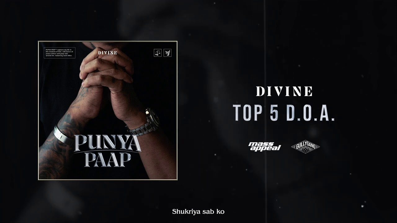 DIVINE - Top 5 D.O.A. (Official Audio) | Punya Paap