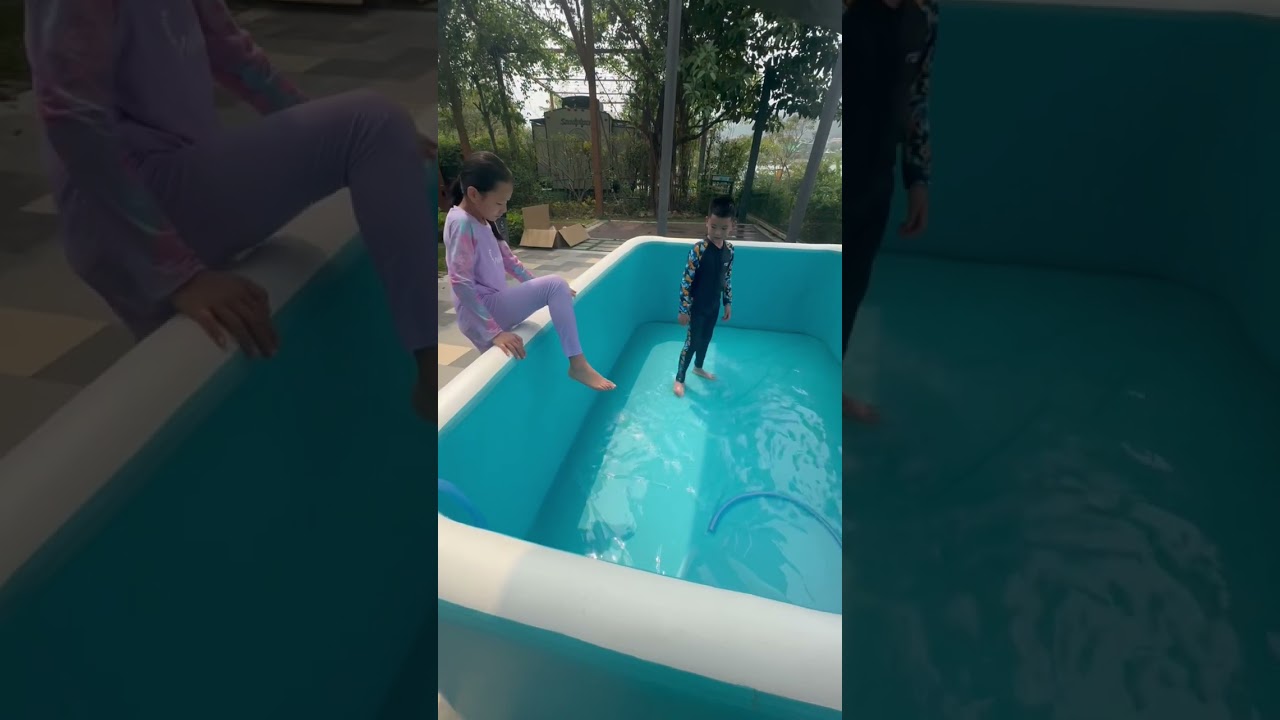 IPOOLGO Inflatable Pool 4x2x0.8m, Easy Setup 🏊‍♂️