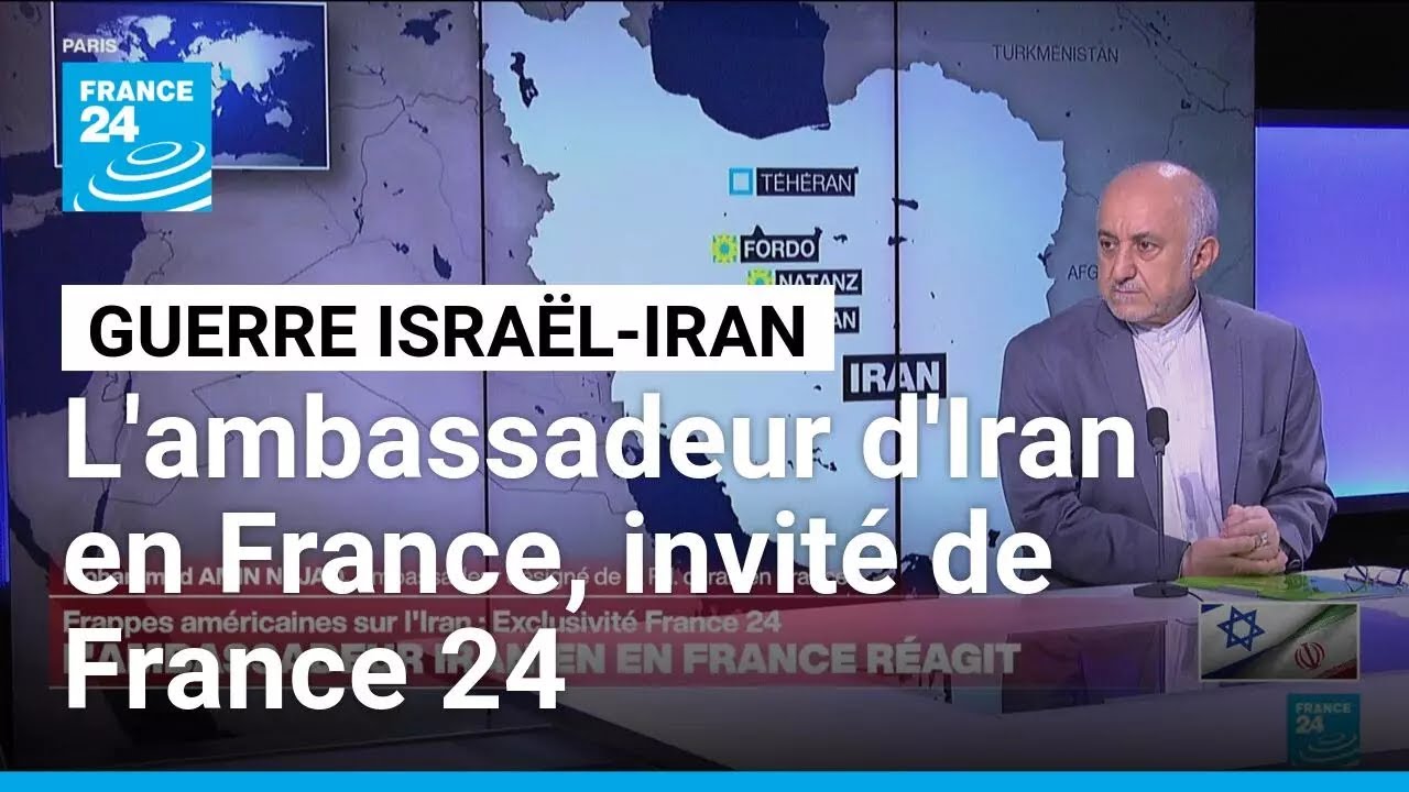 Ambassadeur d'Iran en France sur France 24 🇫🇷