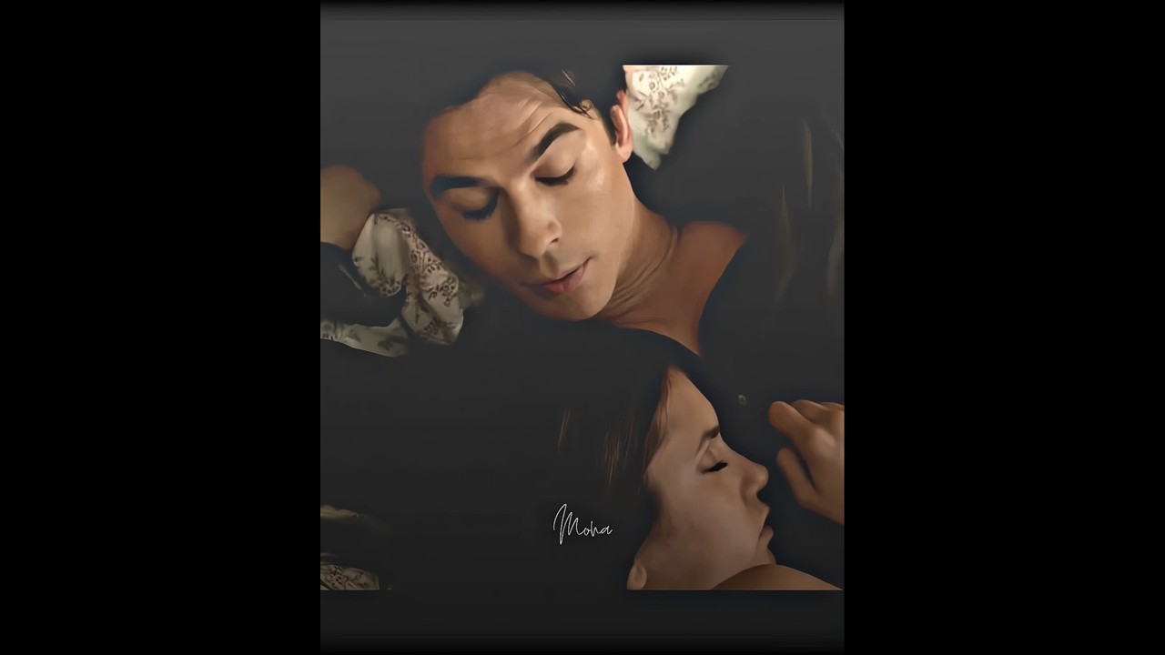 Damon Sleeps Next to Elena 😅