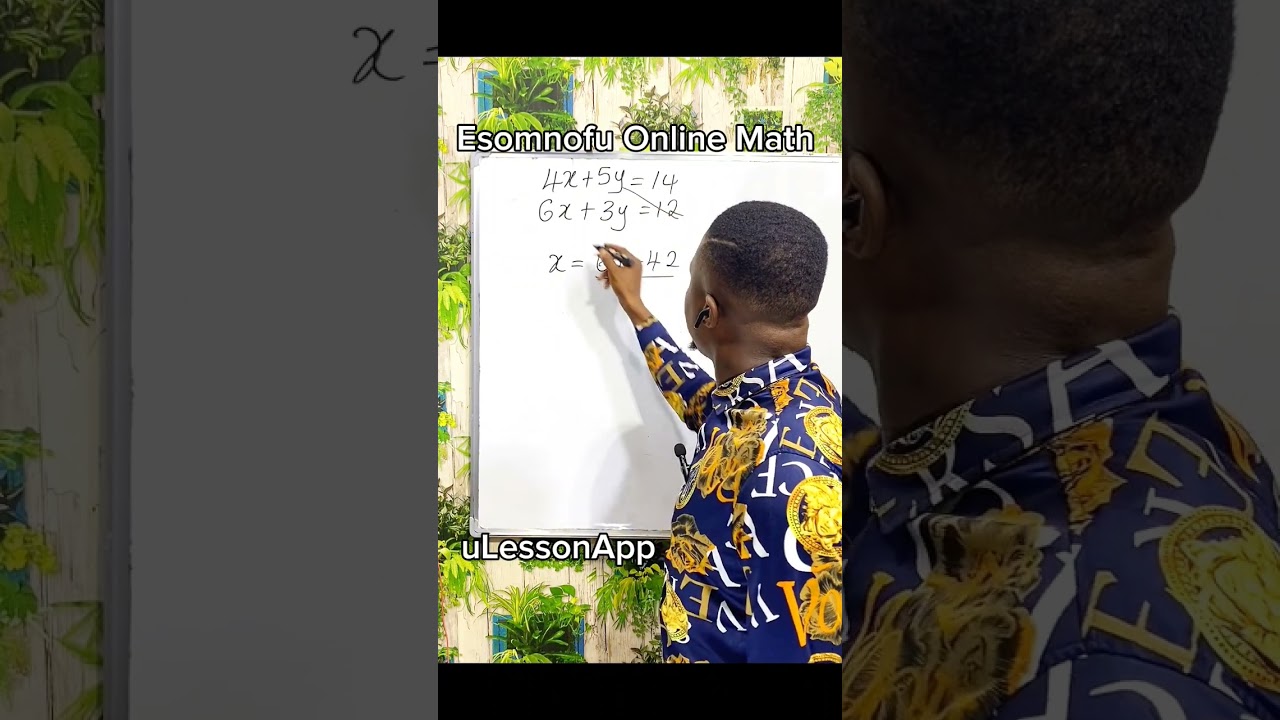 Quick Trick for Solving Simultaneous Equations