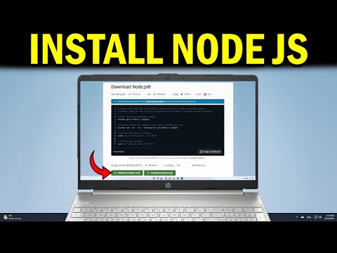 How To install Node js on Windows 10/11