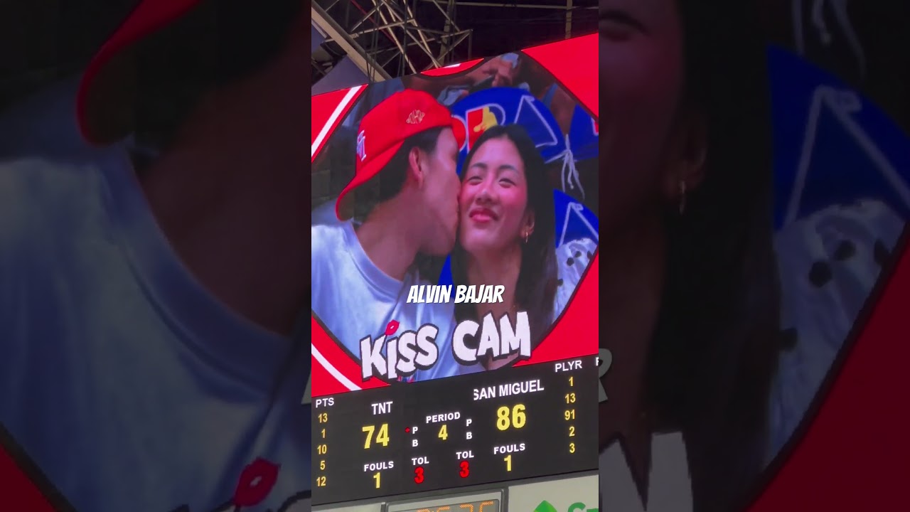 Dwight Ramos & Kim Kianna Dy Share Sweet Moment on PBA Kiss Cam 💕