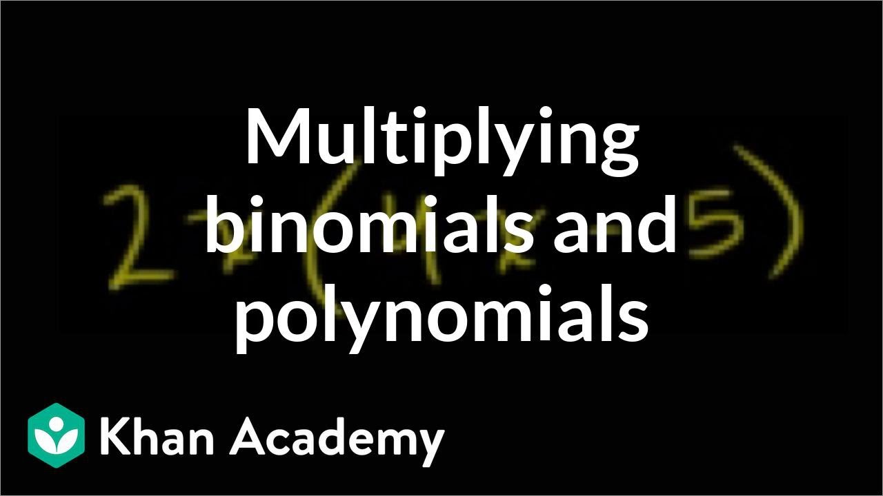 Multiplying Binomials and Polynomials | Algebra Basics