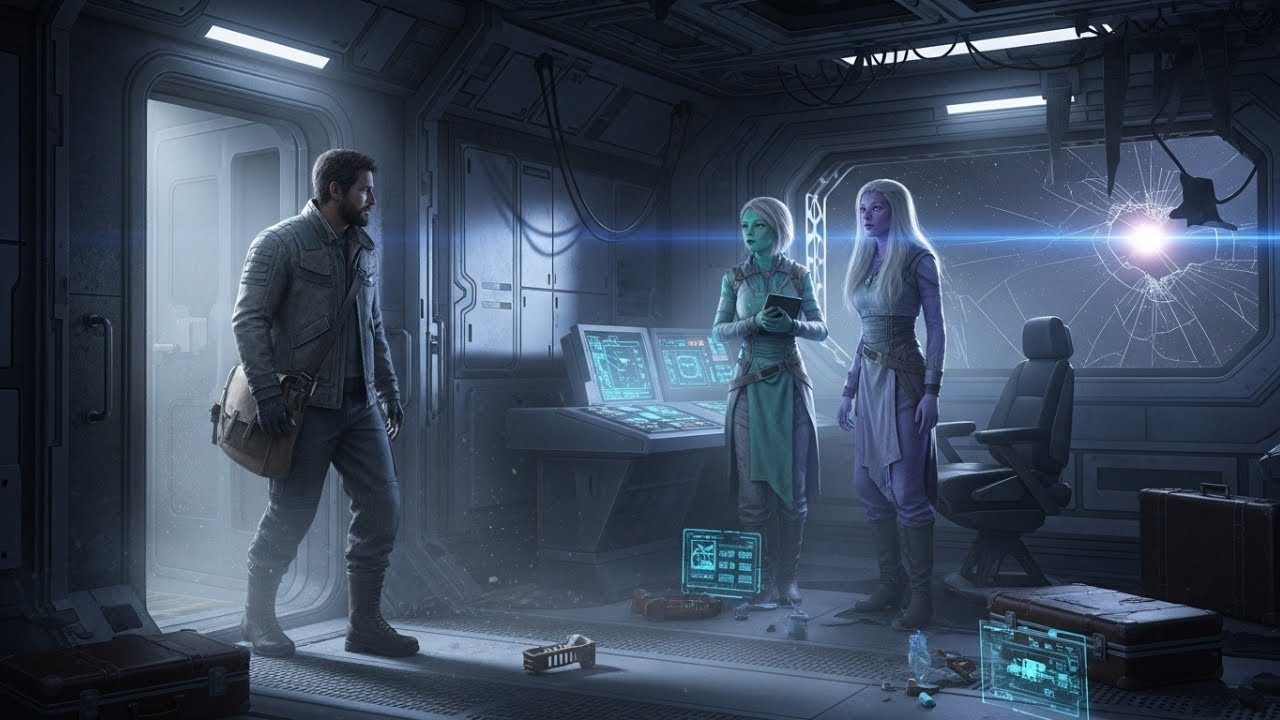 Father Finds 2 Aliens on Abandoned Space Station 🚀