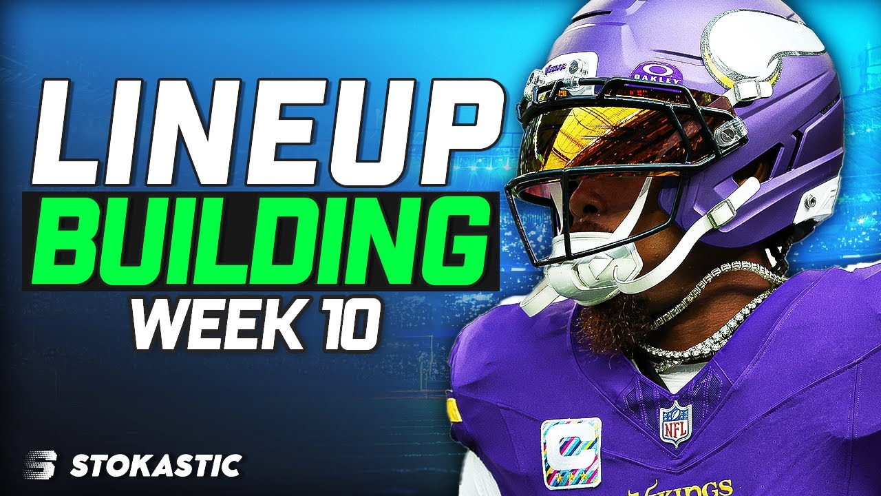 Week 10 NFL DFS: Single Lineup Simulation Building & Strategy