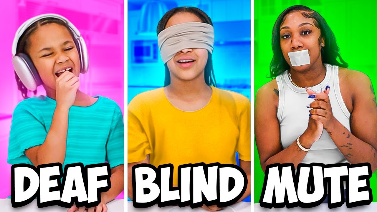 Cali's Deaf, Mute & Blind Baking Challenge! 🎂