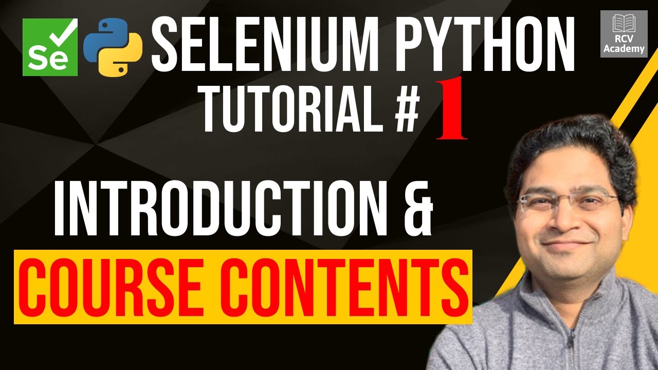 Selenium Python Tutorial #1 - Introduction to Python Selenium Training