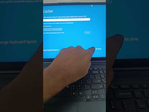 Windows Bitlocker Recovery Key Screen Problem - how to fix #bitlockerrecoverykey
