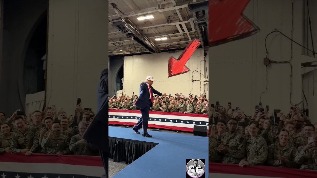 Trump Dances with U.S. Navy in Japan! 🇯🇵😂