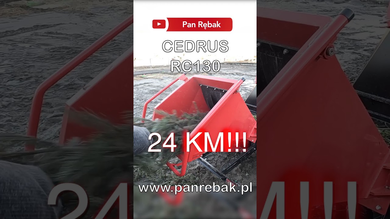 Nowy Cedrus R13 Rębak z Homologacją 🚜 – 24 KM Loncin, Rejestracja Drogowa!