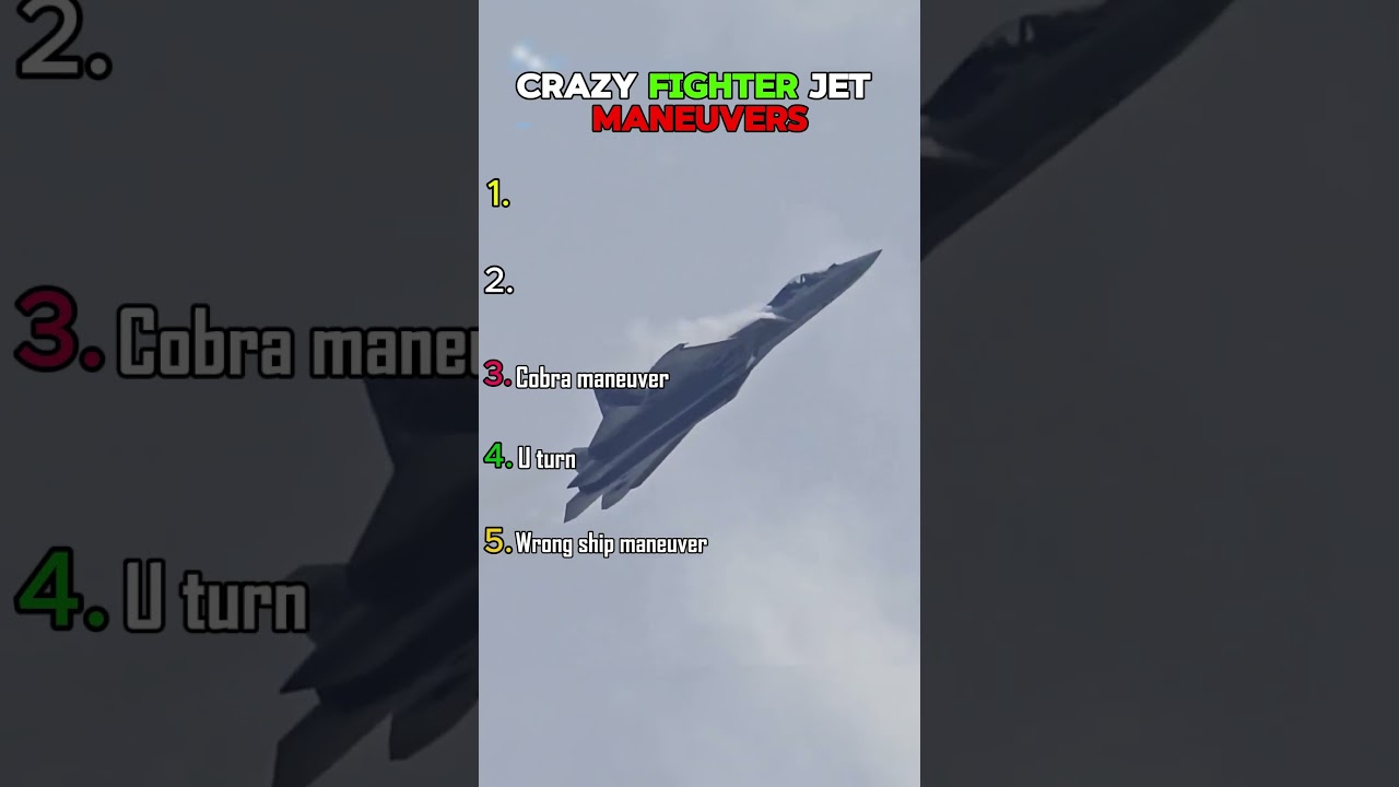 Top 5 Wildest Jet Maneuvers βοΈ