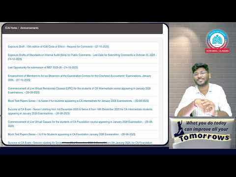 CA Foundation & Inter Result Date Announcement 🔥 | ICAI Official Update | Agrawal Classes